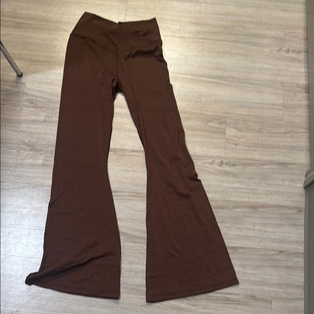 Brown Flared Pants